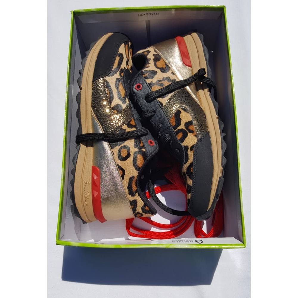 SOLD✔ Sam Edelman DAX Leopard Cheetah Sneakers - Picture 2 of 8